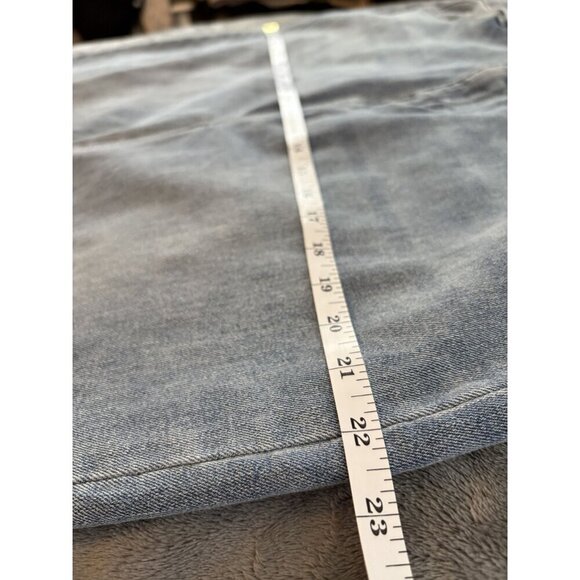 Women's Slit Front Denim Maxi Skirt Size 1X Blue Light Wash Preppy Trendy - Picture 7 of 8